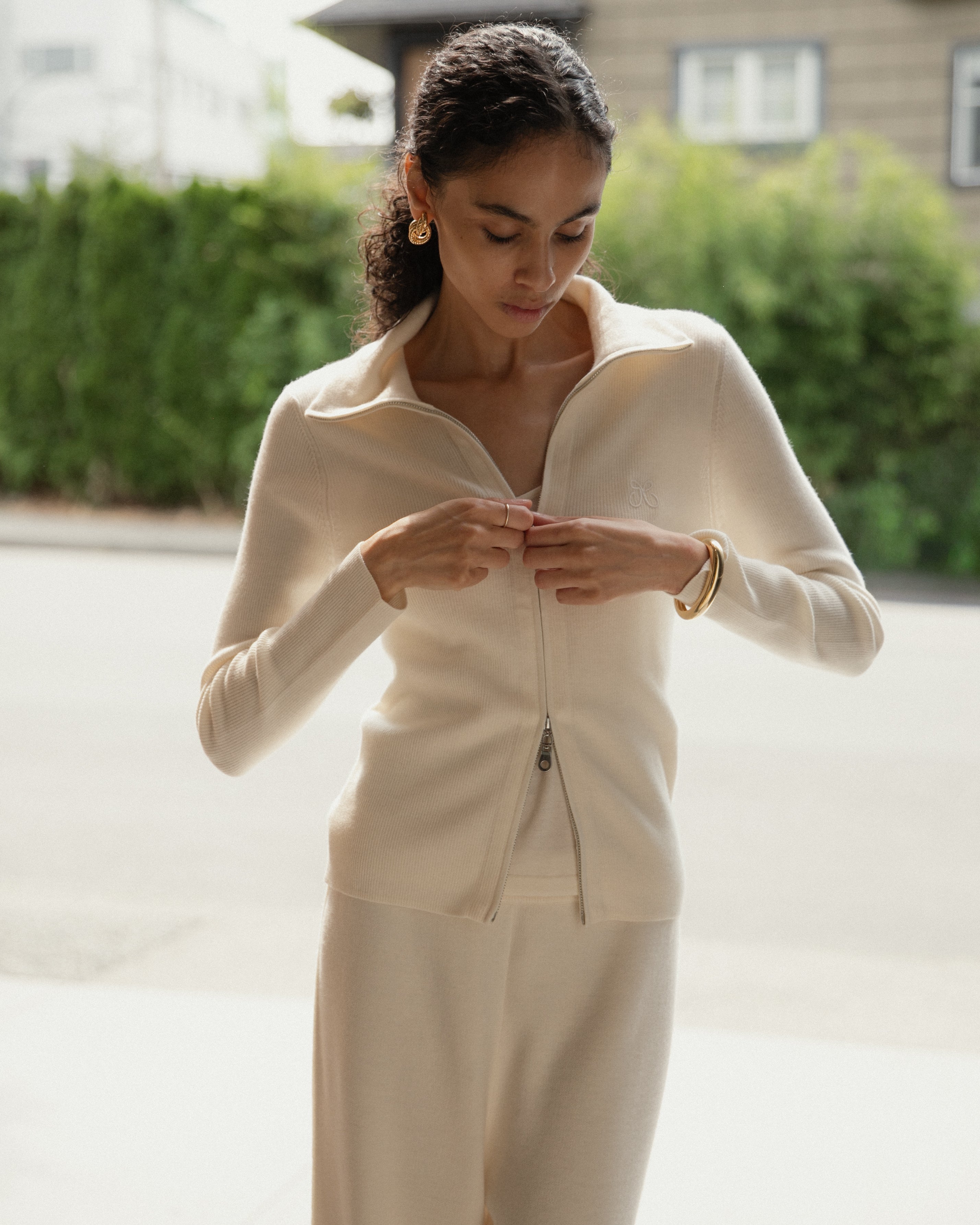 Form Dual Zip Jacket Mysto Cashmere