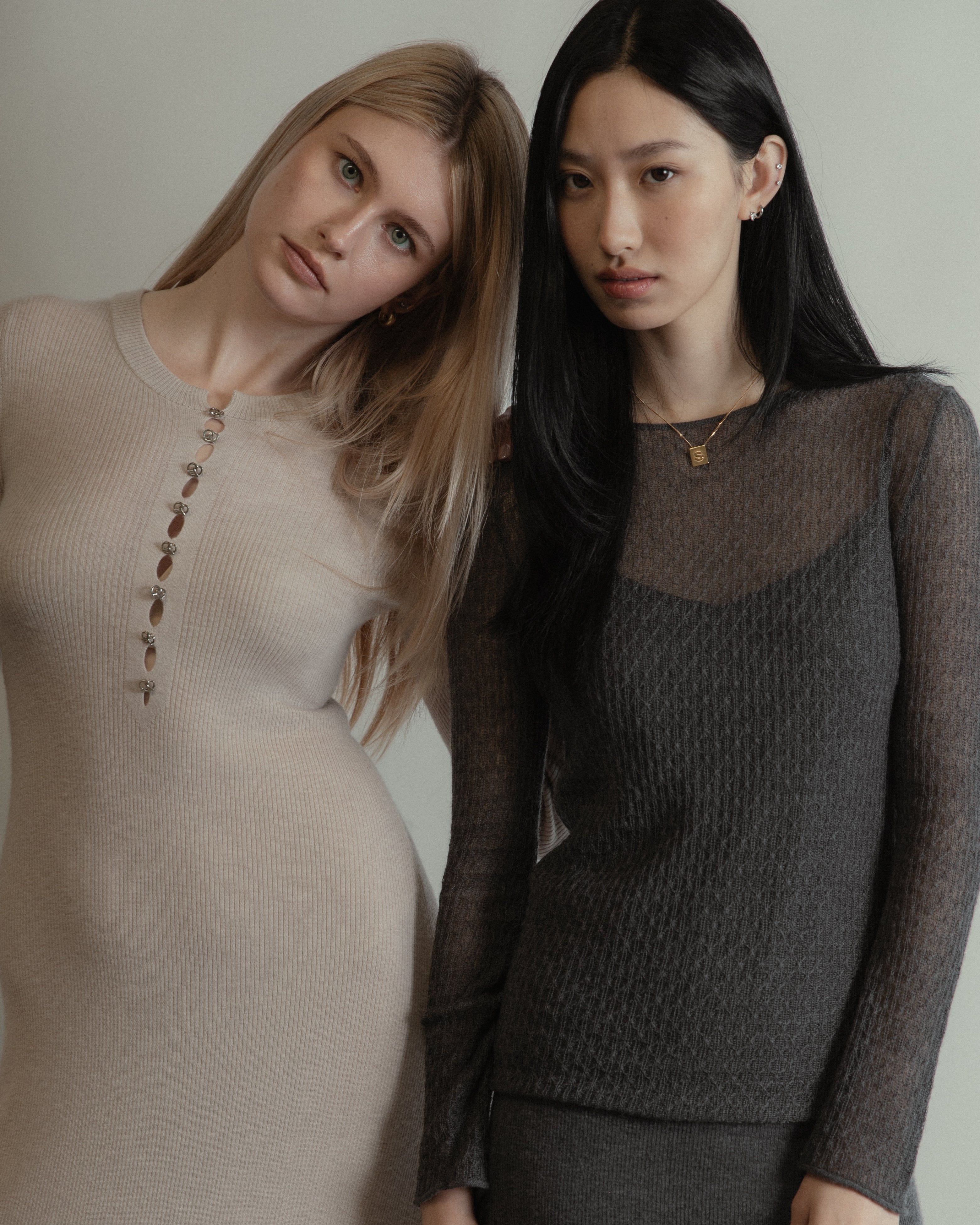 Veil Sheer Cashmere Top Mysto Cashmere
