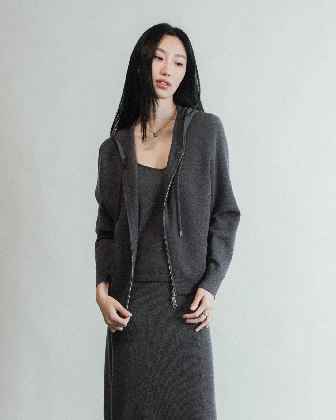 Mist Lounge Cashmere Hoodie Mysto Cashmere