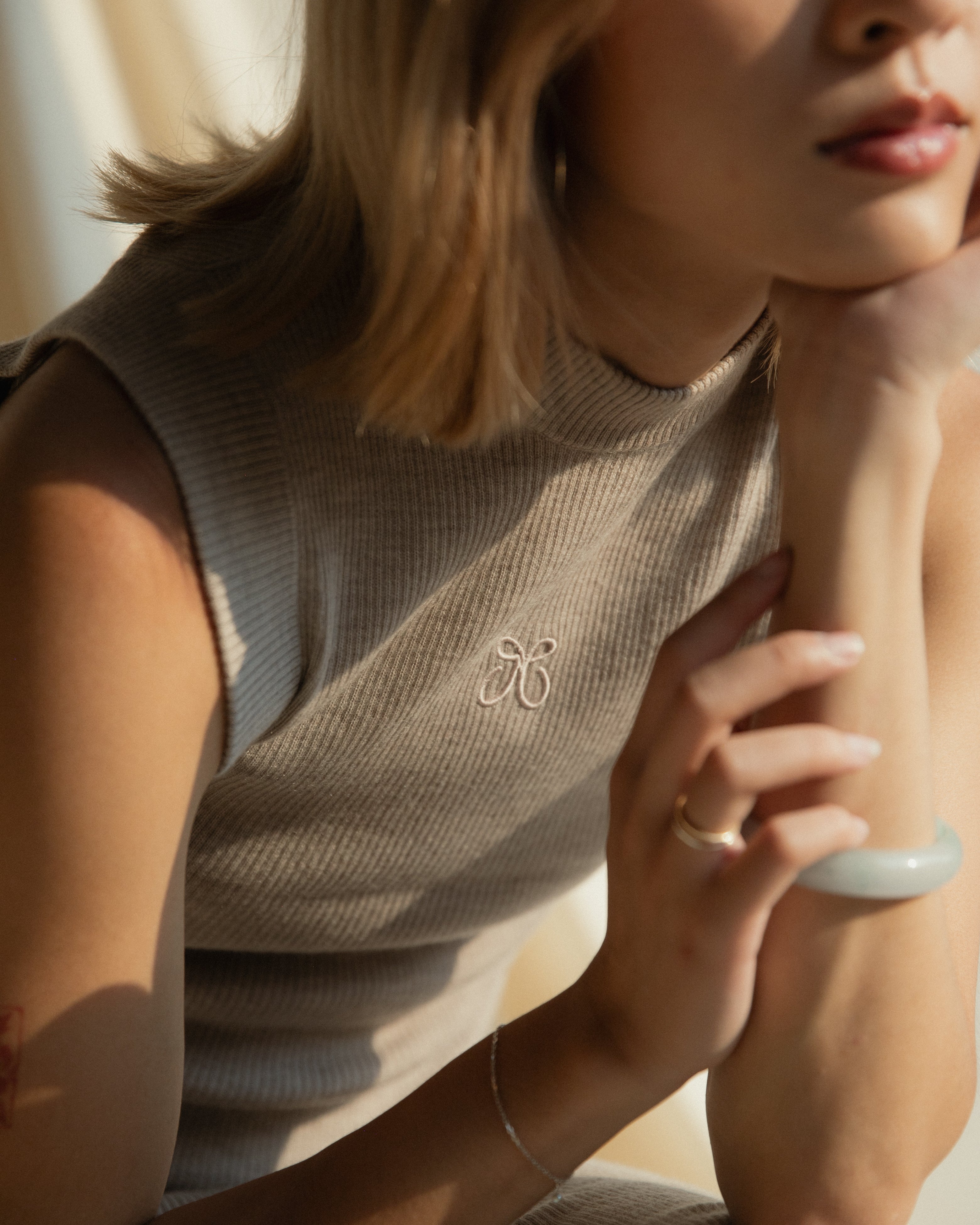 Linea Cashmere Tank Mysto Cashmere