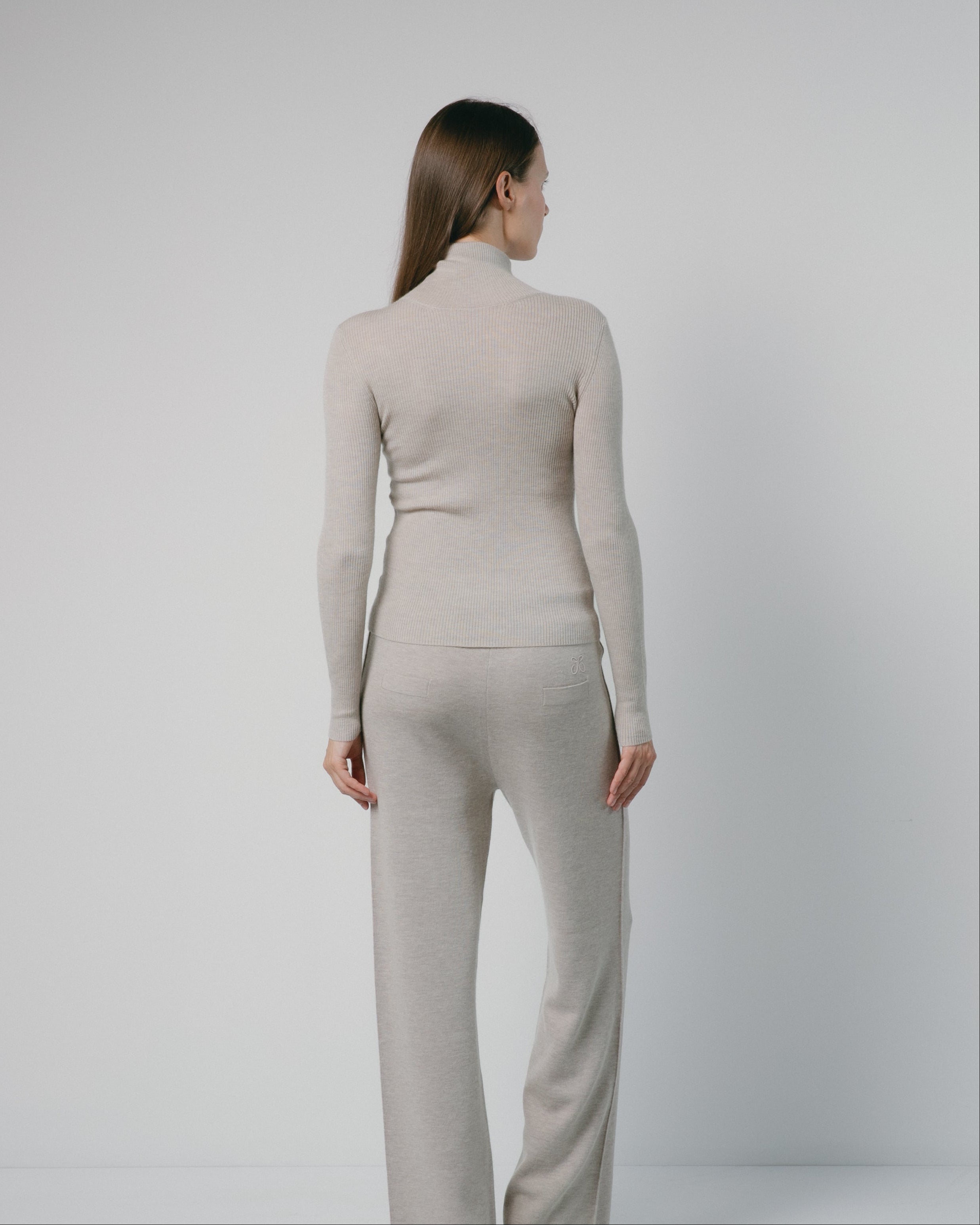 Linea Sheer Cashmere Turtleneck Mysto Cashmere