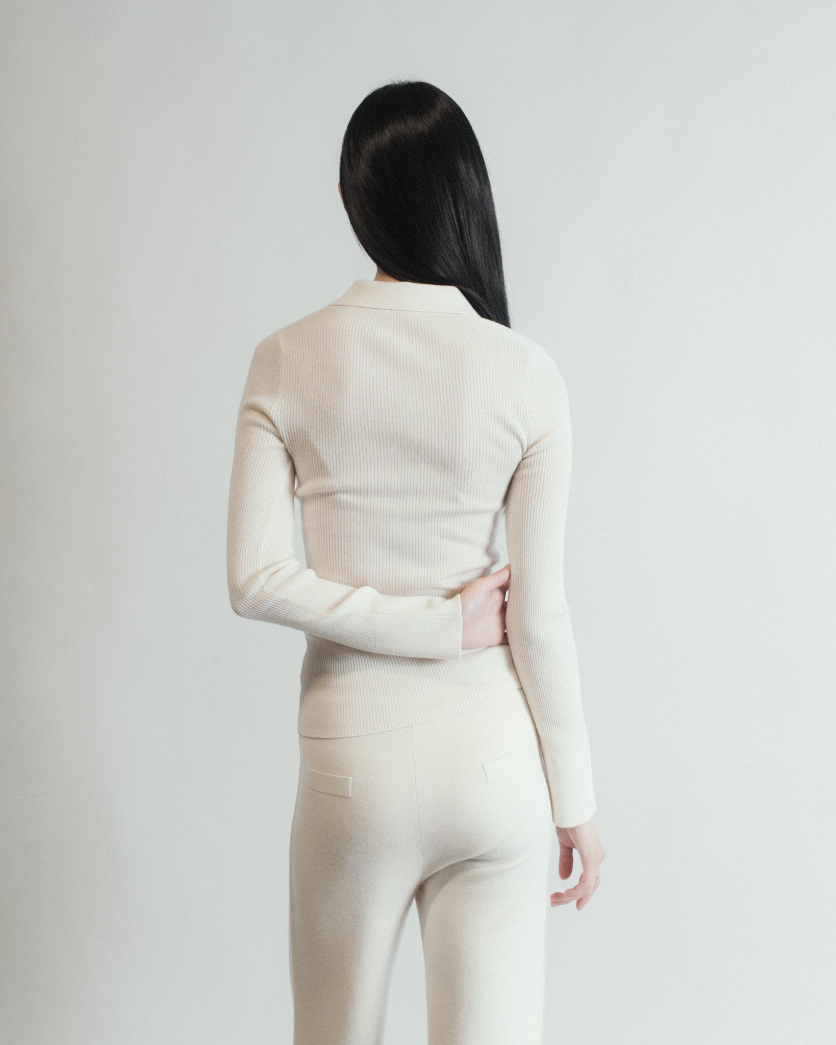 Linea Collared Cashmere Cardigan Mysto Cashmere
