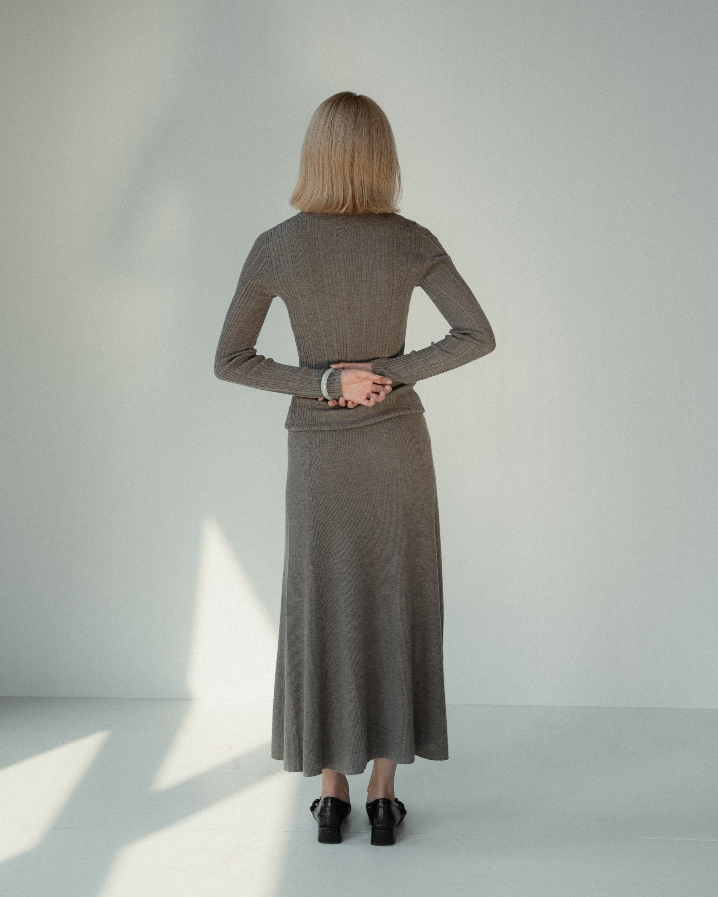 Linea Flow Cashmere Midi Skirt Mysto Cashmere