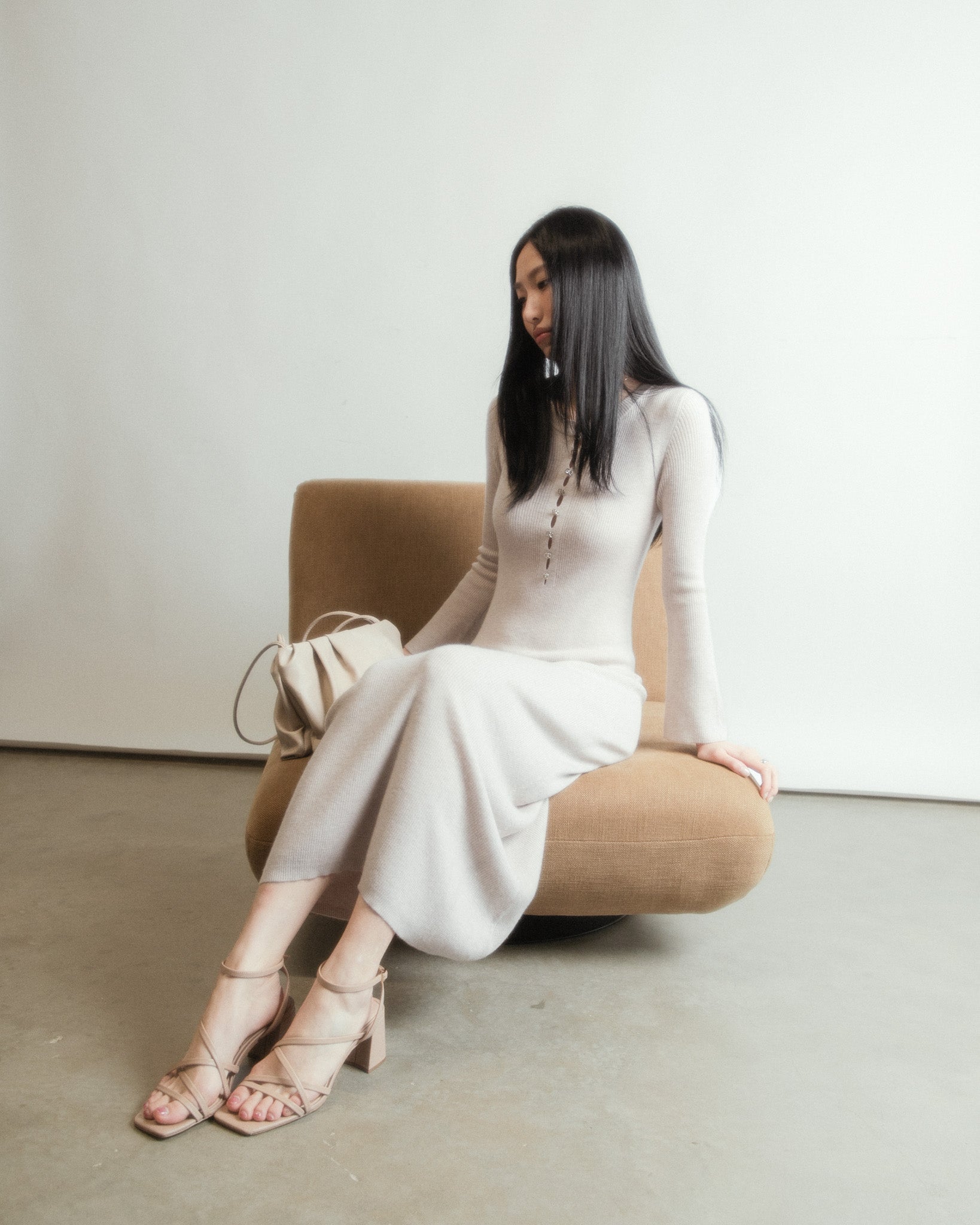 Linea Cashmere Maxi Dress Mysto Cashmere