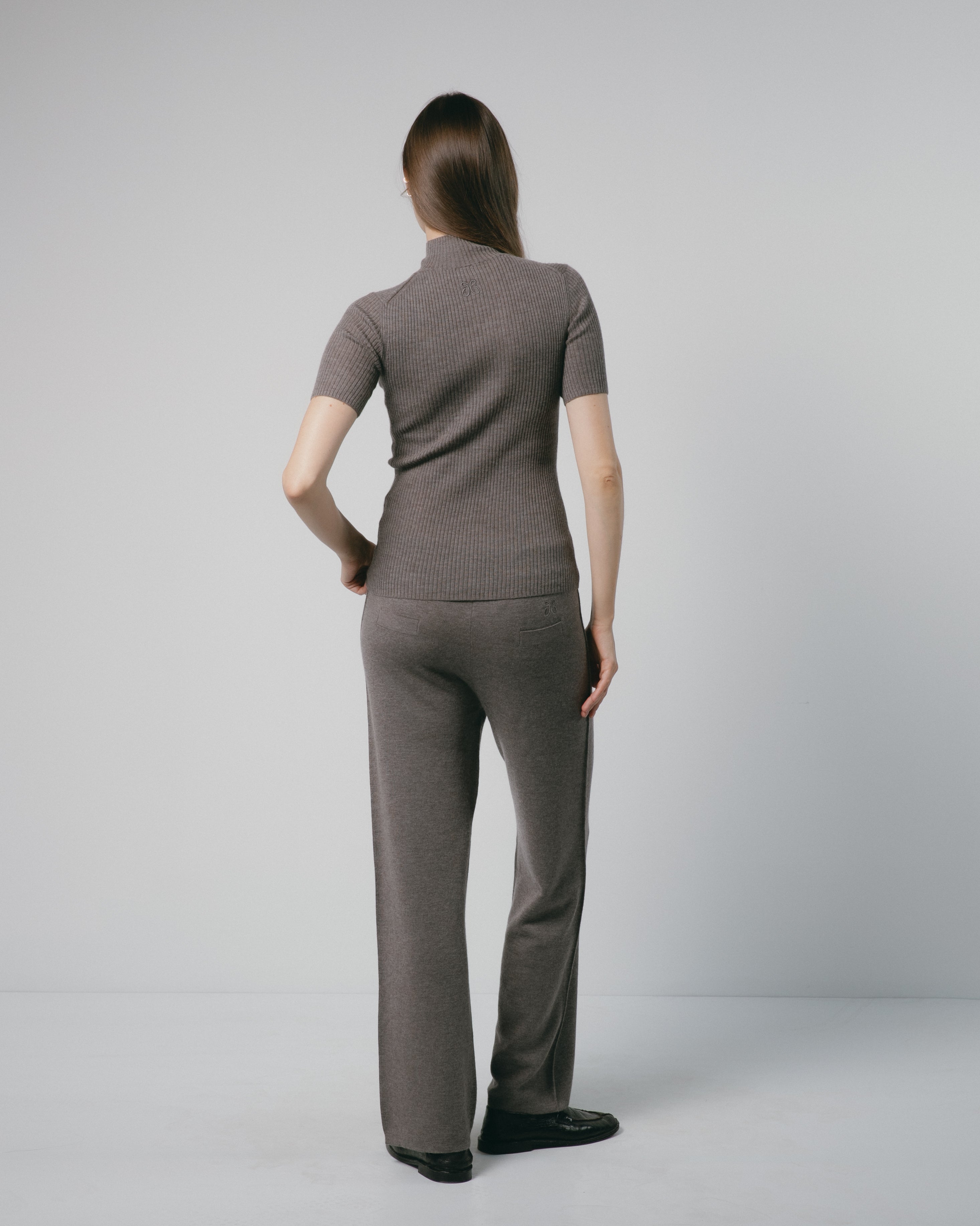 Linea Cashmere Mock Neck Top Mysto Cashmere