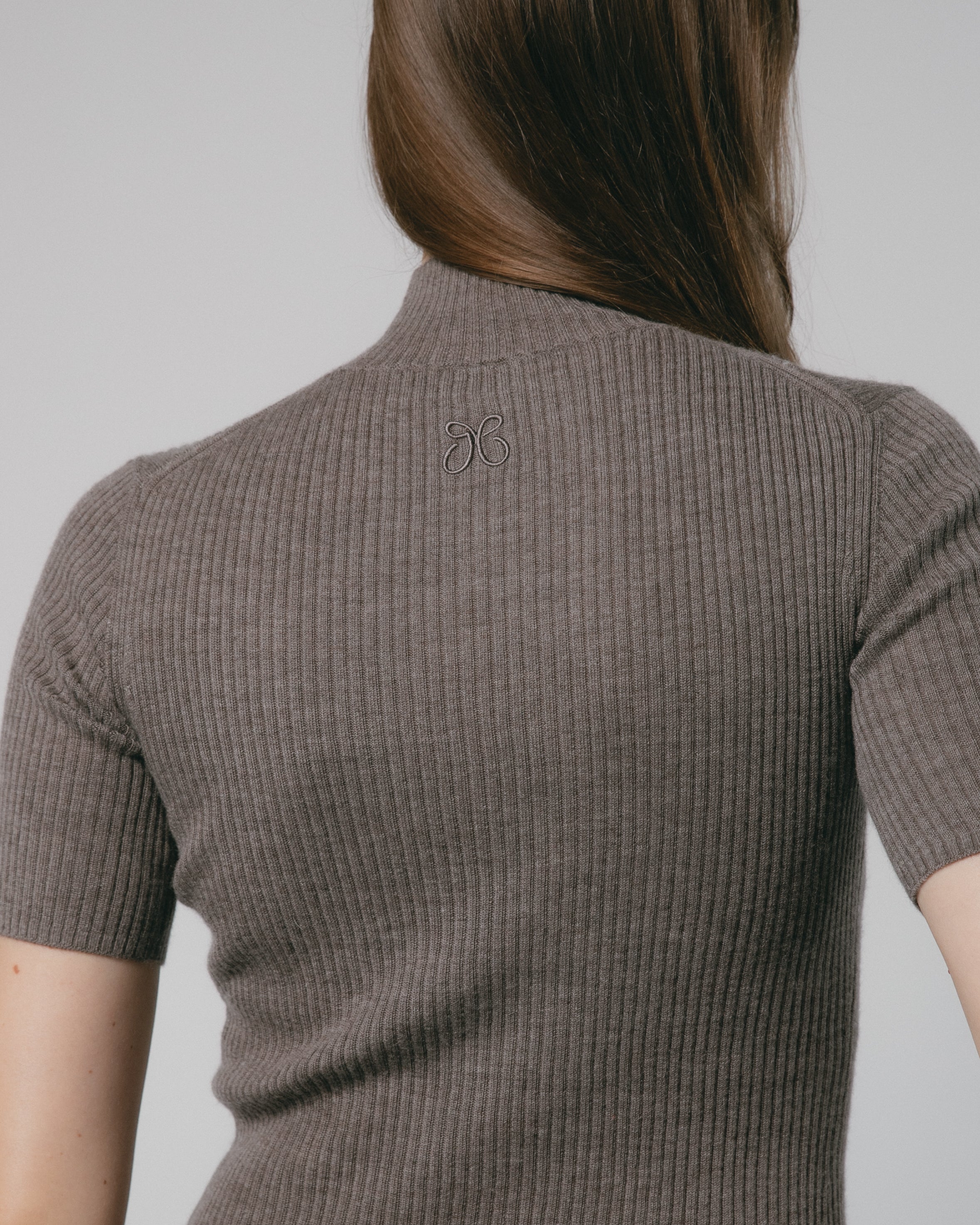 Linea Cashmere Mock Neck Top Mysto Cashmere