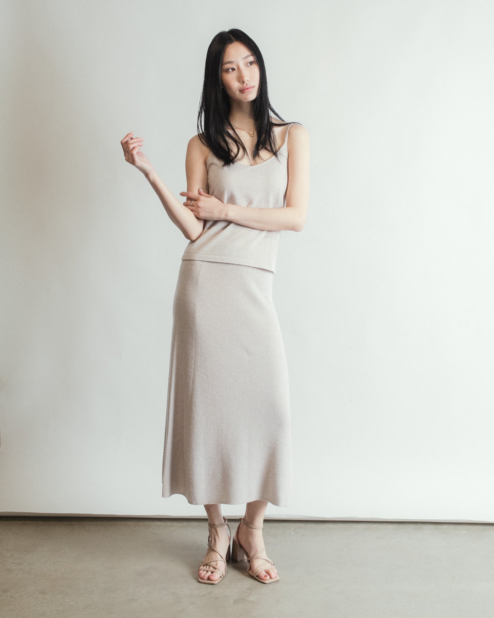 Mist Cashmere Tank Top Mysto Cashmere