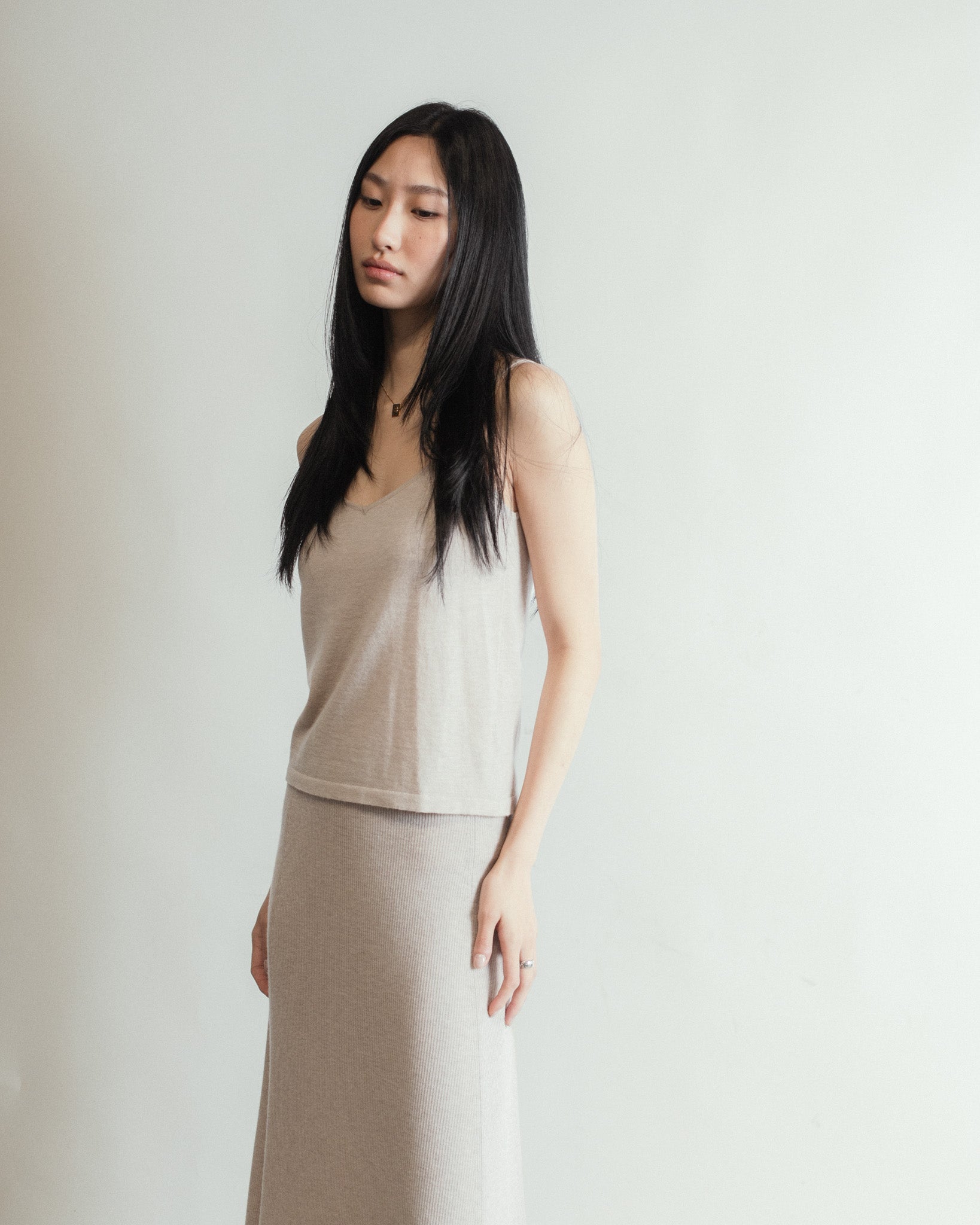 Mist Cashmere Tank Top Mysto Cashmere