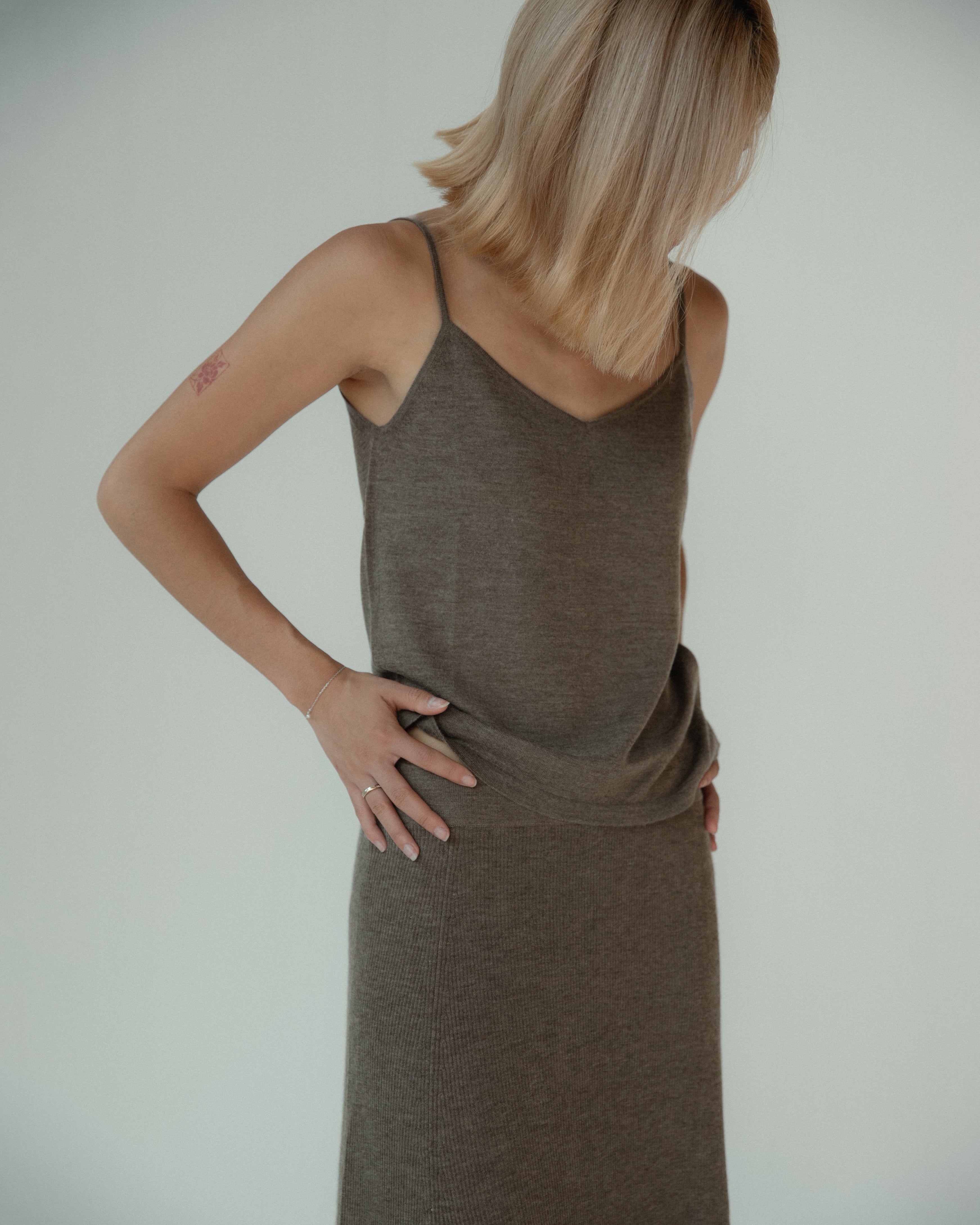 Mist Cashmere Tank Top Mysto Cashmere