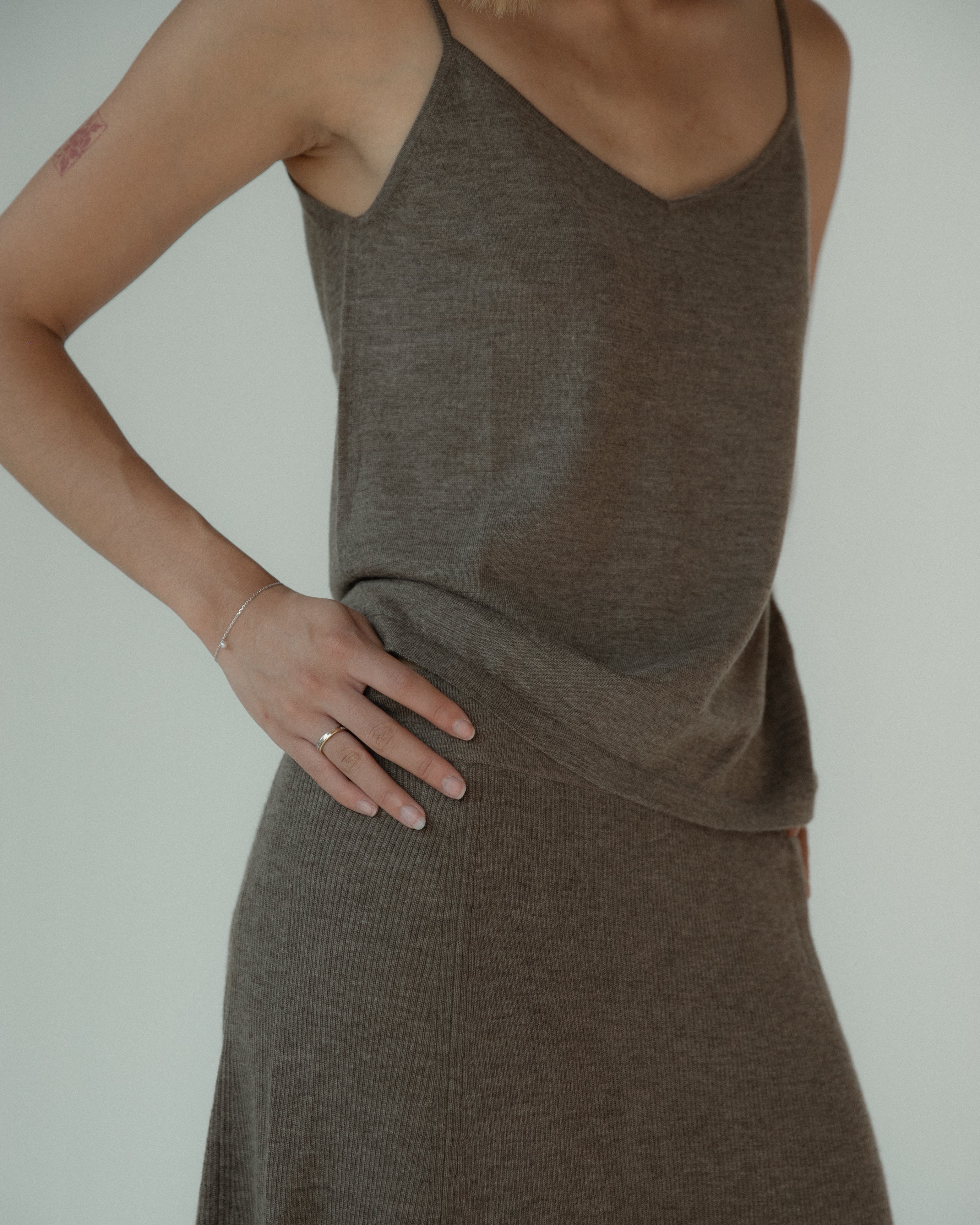 Mist Cashmere Tank Top Mysto Cashmere