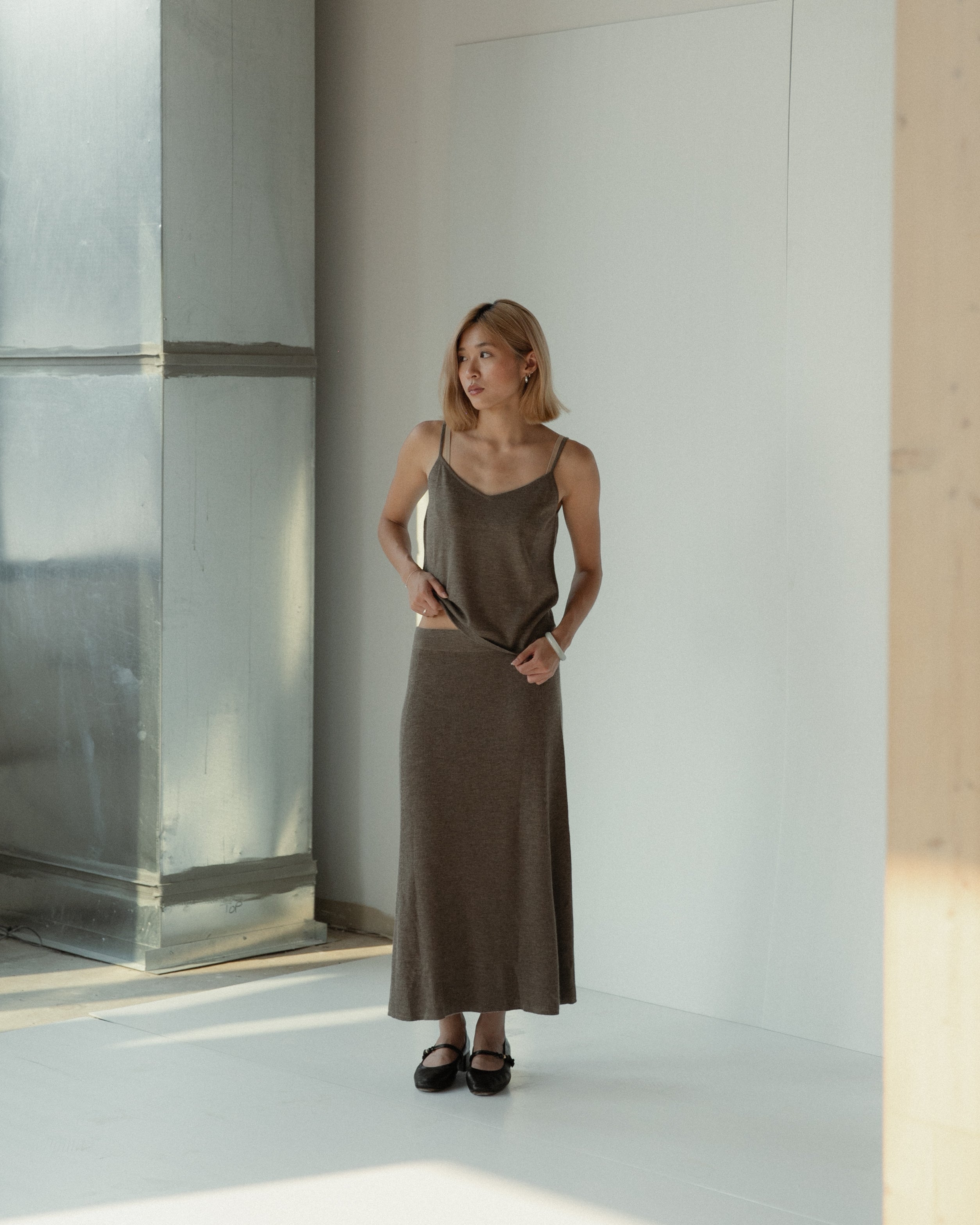 Mist Cashmere Tank Top Mysto Cashmere