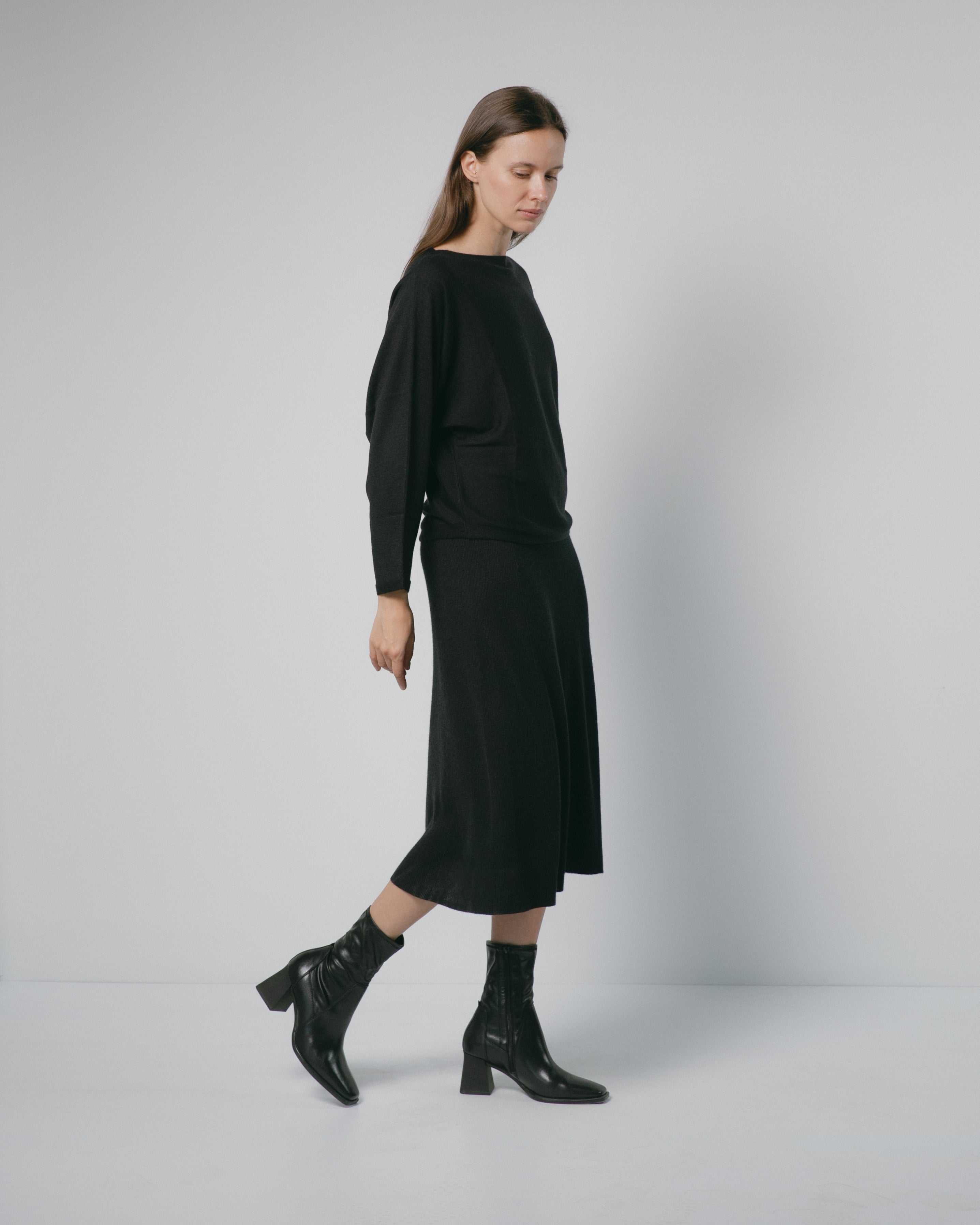 Mist Drape Cashmere Top Mysto Cashmere