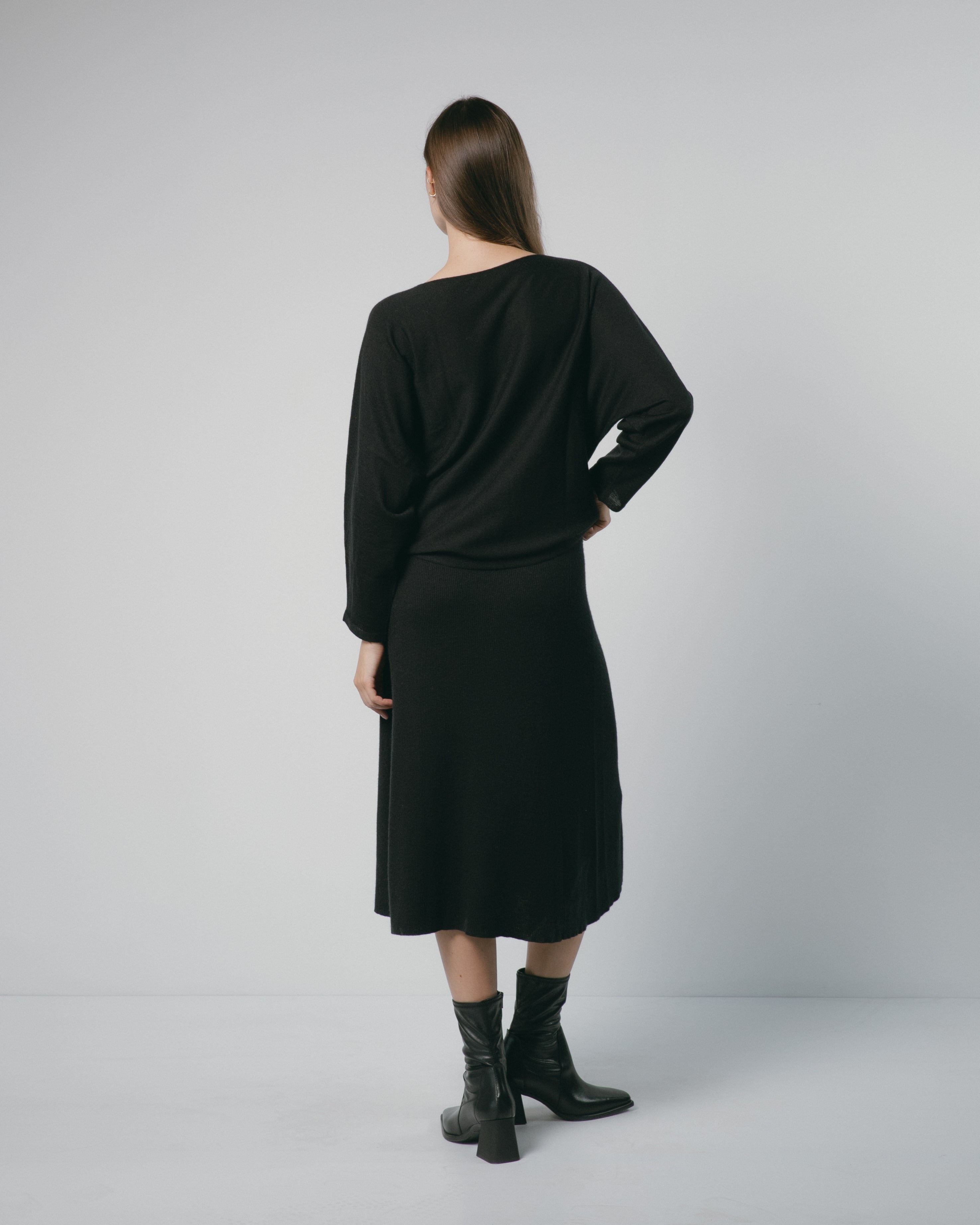 Mist Drape Cashmere Top Mysto Cashmere